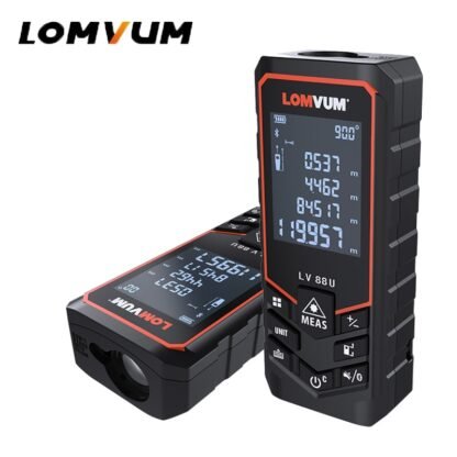 LOMVUM 120 m. lazerinis atstumo matuoklis su „Bluetooth“