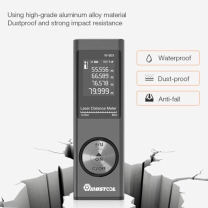 Multifunkcinis MUSTOOL 80m skaitmeninis lazerinis matuoklis - Image 5