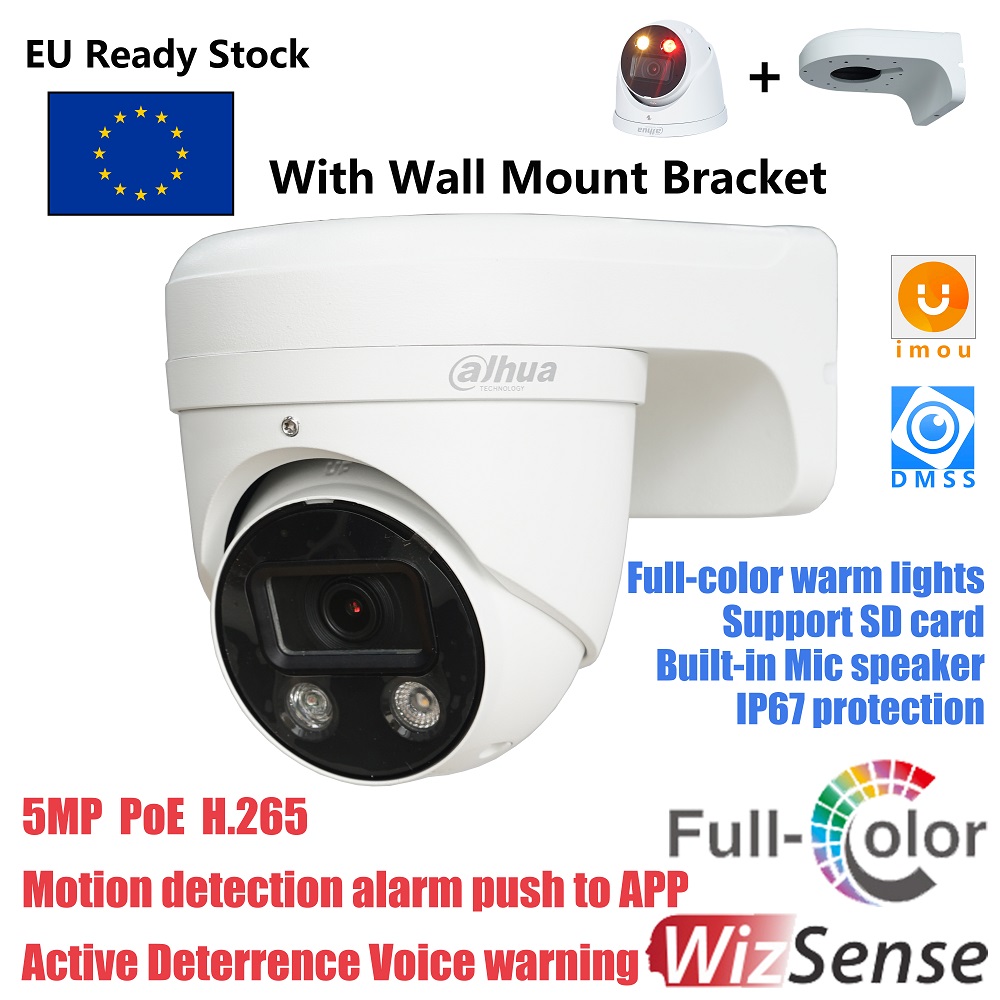 Dahua 5MP Full-color IP kamera HDW3549H-AS-PV-S3