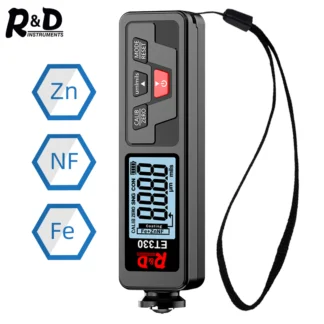 Automobilių dažų storio matuoklis 0-1500um Fe & NFe + ZN