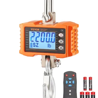 VEVOR 1000 kg skaitmeninės pakabinamos svarstyklės su LCD ekranu