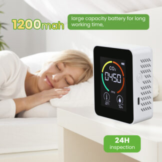 Skaitmeninis CO2 jutiklis, oro kokybės detektorius, daugiafunkcis temperatūros drėgmės testeris