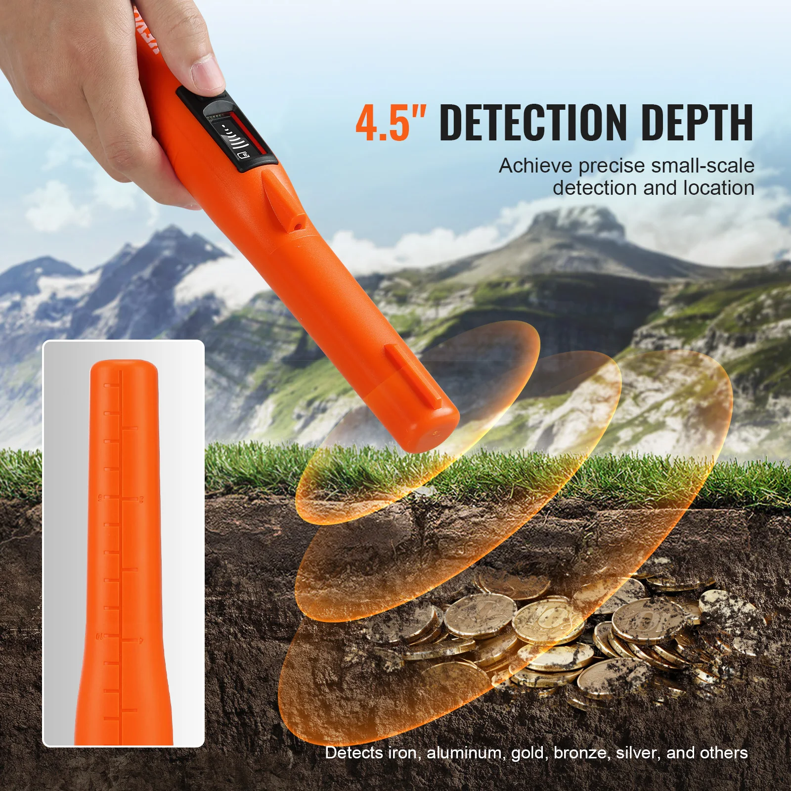 VEVOR metalo detektorius Pinpointer - Image 4