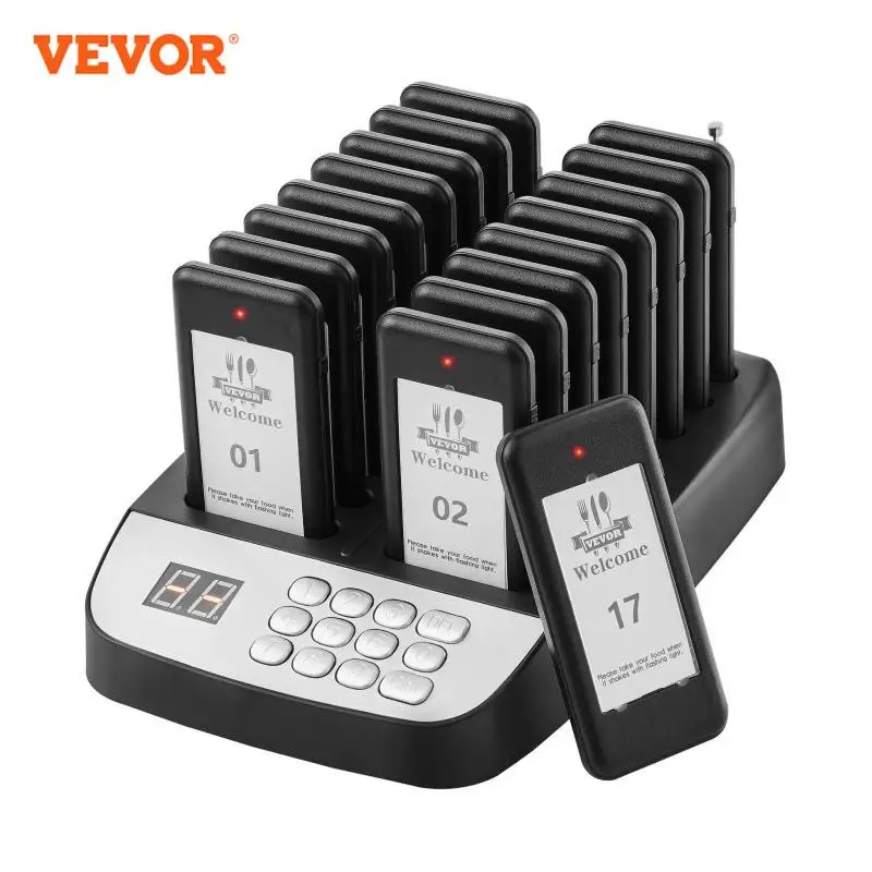 VEVOR 16 vnt. restorano klientų eilės automatizavimo sistema