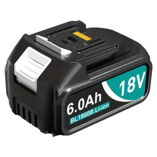 ACIGON 6.0Ah 18V baterija BL1860B su 2x USB įkrovimo prietaisais (5V/2A)