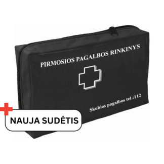 Pirmos pagalbos vaistinėlė, rinkinys PVC dėkle (atnaujintos sudėties)